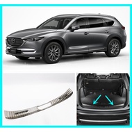 MAZDA CX8(CX-8) 2018-2024 INNER Rear Bumper Guard Trunk Protector Stainless Steel