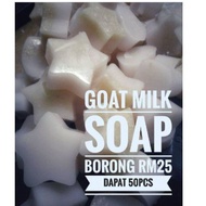 BORONG RM25/50PCS SABUN SUSU KAMBING + SCRUB BERAS