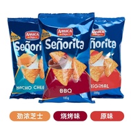 Imported Good Morning Mr. Amica Black Truffle Barbecue Sea Salt Olive Spicy Potato Chips Corn Chips 