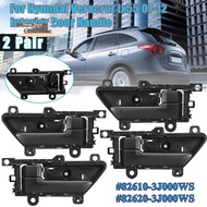 4X Car-Styling Interior Door Handle Left Right Side for  Veracruz Ix55 2007-2012 82610-3J000 82620-3