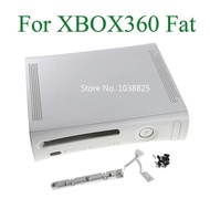 【Huilopker】 Black White Full Set Housing Case with Buttons for Xbox360 Fat Console Protection