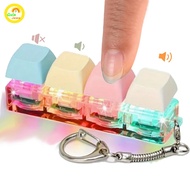 GANTUNGAN Luminous Mechanical Keyboard Keychain Keycap DIY Mechanical Keyboard