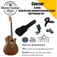 Caesar X-405C Solid 40 inch Standard Acoustic Guitar Full Package Set
