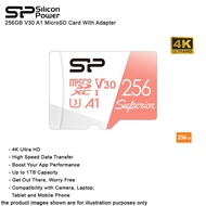 SILICON POWER Superior V30 A1 256GB Micro SD Card With Adapter