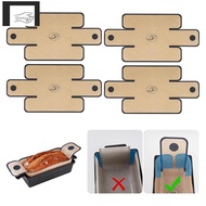 Reusable and Nonstick Silicone Bread Loaf Pan Liners(4 Pack), Fits for 9.5x5, 10x5 Inch Loaf Pans Br