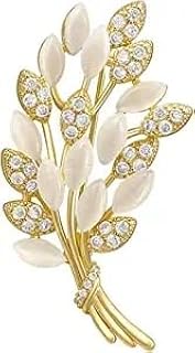 Brooch Wheat Corsage Women's Sweater Cardigan Clothing Pin Buckle Accessories (Color : A, Size : 2.7