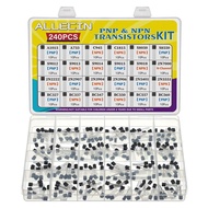 24 Values BJT Transistor Kit A1015 A733 C945 C1815 S8050 S8550 S9012 S9013 S9014 S9015 S9018 2N7000 