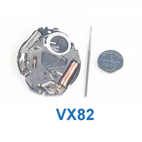 VX82E Quartz Movement 3 Hands at 3 O'clock Window Calendar Watch Movement w/ Battery For Japan VX82