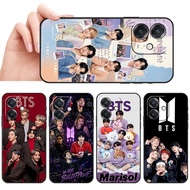 Soft black phone case for OPPO A94 A95 A96 A98 A3 Pro A80 A79 Kpop Boy Group Army Inspired casing An