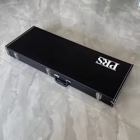 High-end Square Guitar Case Durable Portable Coded Lock Electric Guitar Case for PRS SE-Custom Music