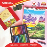 GREEBEL ARTIST 24 Colors Artist Oil Pastel/ 24 Greebel Crayons