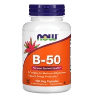 B-50 B-Complex Vitamin B  Now Food