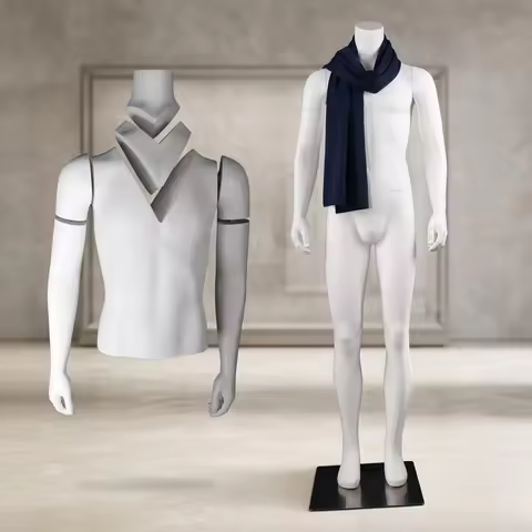Creative 3D Hollow Female Mannequin Luxury Clothing Display Stand Photo Props Detachable Body Model 