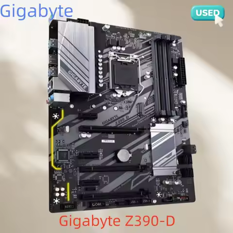 Gigabyte Z390-D Motherboard Intel 390 LGA1151 4xDDR4 ATX M.2 HDMI Core i7/i9/i5