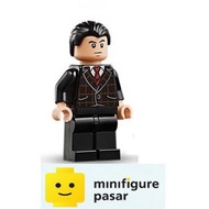 sh0596 Lego DC Super Heroes Batman 76122 - Bruce Wayne Black Suit Minifigure New