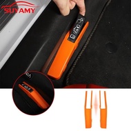 For Corvette C8 Stingray Z51 Z06 2020-2023 ABS Orange Door Mechanical Switch Button Trim Frame Cover