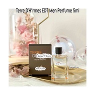 Ready•Stock✨H* Brand Luxury Terre d’H* EDT Men Perfume 5ml Miniature Travel Size | Fresh Woody Citru