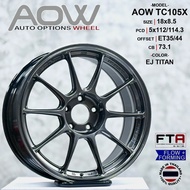 AOW TC105X  18x8.5JJ  5x112/114.3  ET 35/44  ( EJ TITAN )