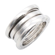 【二手】寶格麗BVLGARI B-zero1 三環戒指 346583 K18WG（白K金）B-zero1 三環戒指 男女通用 二手 A