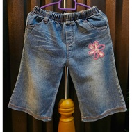 Seluar half jeans blue girls Preloved(C76)