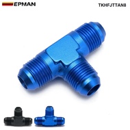 EPMAN AN8 3 Way Fuel Hose Air Oil Pipe Connector Adapter for Car Oil / Turbo Fuel Line / Rail Pump I