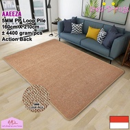 Karpet permadani polos alas lantai ruang tamu bulu kamar tidur minimalis 160 cm x 210 cm - NMs