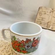 【好日戀物】台灣之光大同典雅橘色花卉陶瓷茶杯