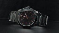 極簡wilon歐系CK都會時尚風格石英錶黑色不鏽鋼錶帶新鮮人上班族必備款