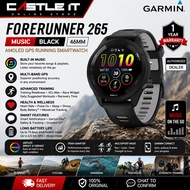 Garmin Forerunner 265 Music Black 46MM AMOLED GPS Music Smartwatch 010-02810-60