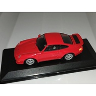 1/43 Mini Cut Porsche 911 (993) Carrera Carrera RS, Red, Rare [Blue Round] Original Package, Complet
