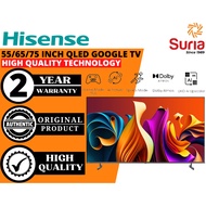 (Free Delivery Kedah, Penang & Perlis)Hisense 55/65/75 Inch Q6N QLED 4K Google TV UHD Google TV 55Q6