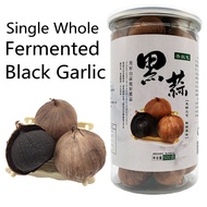 250g/500g Organic Fermented Black Garlic Single Head Black Garlic Regulate Blood Sugar Balance For H