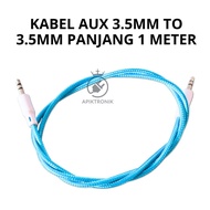 3.5mm to 3.5mm AUX cable 1 Meter long | Colorful | Clear sound