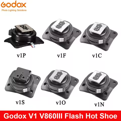 Godox V1 Hot Shoe Accessories Godox Speedlite V1 V1C V1N V1S V1F V1O V1P Flash Replace Accessories H