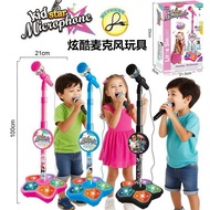 Kids Microphone Standing Kids Toy Singing Microphone Toy Karaoke Microphone with Light Music Toy Che