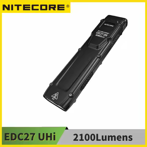 NITECORE EDC27 UHI Rechargeable Tactical Flashlight 3100Lumens With OLED real-time Display Built-in 
