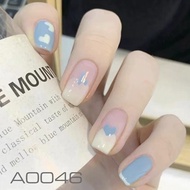 High quality DIY Press On Kuku Palsu A0046 Isi 24 Keping + Gam Jell2941