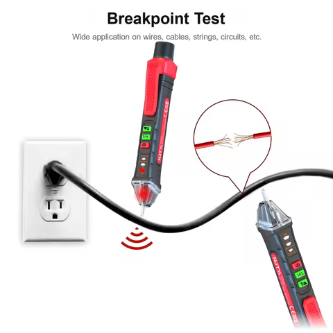 NJTY T-03 Circuit Breaker Finders Electrical Instrument Breakpoints Detector Live Wire Checking Sock
