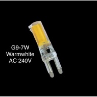 G9-7W Led bulbs warmwhite