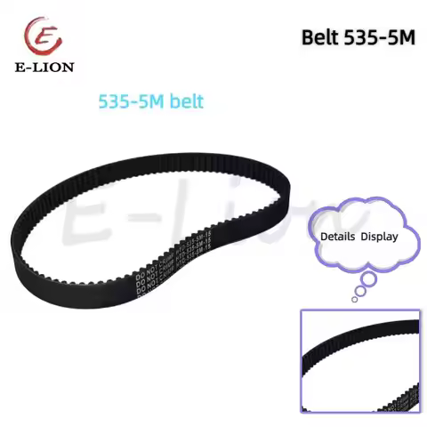 E-scooter Hoverboard HTD 5M-535-15 Rubber Timing Belt - Electric Scooter Belt Transmission Drive Str