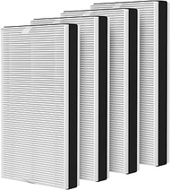 4 Pack F1 Replacement Filters Compatible with 3M Filtrete C01 T02 Series FAP-C01-F1, FAP-T02-F1, FAP