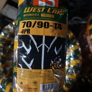TAYAR TUBELESS WESTLAKE 70/90-14 80/90-14 90/90-17 110/80-14 TYRE TAYAR SCOTER MADE IN THAILAND EGO