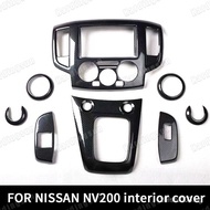 For NISSAN NV200 carbon fiber pattern interior cover trims HQEJ