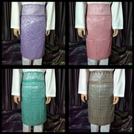 Sampin Raya, Murah, Tenun, Royal Premium exclusive by ZABRO 2Meter, "Multi colors" Siap Jahit