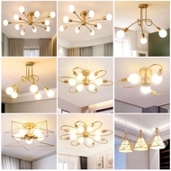 Nordic Modern Minimalist Ceiling Lamp Dining Room Living Room Bedroom Chandelier Ceiling Light Ceiling Lamp Lampu Hiasan Lampu Tidur Bilik Lampu Ruang Tamu Lampu Meja Makan Lampu Siling Ceiling Light