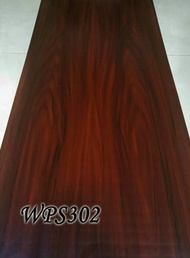 Wallpaper Dinding 10m 5m 1m Sticker Lemari Meja SERAT KAYU COKLAT TUA