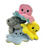Reversible Octopus angry octopus plush toy flip doll Bipolar Plushie Stuffed Patung Sotong