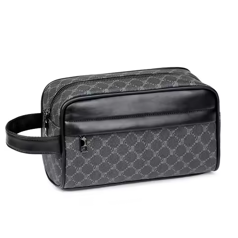 Vintage Style Men's Bag Clutch High Quality PU Leather Clutch Bags Waist Bag For Men Fashion Casual 