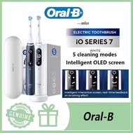 Oral-b iO7 electric toothbrush 3D brush head with visible changes in 5 modes
