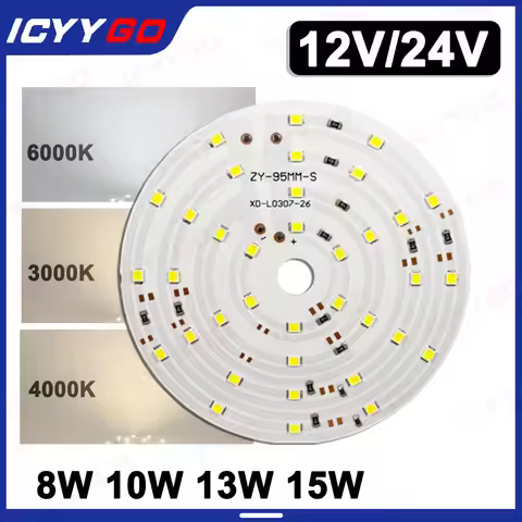 2PCS 12V 24V Low Voltage White Warm Light Neutral Light LED7.5W 10W 13W 14W Monochrome 2835 SMD Wick